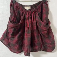 DIESEL チェック柄 フレアスカート Sサイズのサムネイル