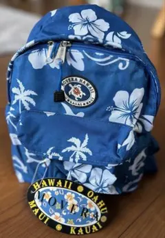 ハワイで購入　ハイビスカス柄　子供用リュック