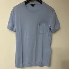 theory♡ライトブルー 半袖ニットTシャツ