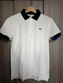 LACOSTE ラコステ ポロシャツ ホワイト ネイビー