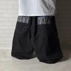 5ive jungle 超極太 スーパーワイド デニムショーツ バギーパンツ 