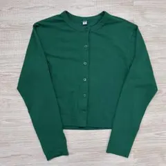 UNIQLO グリーン カーディガン Sサイズ