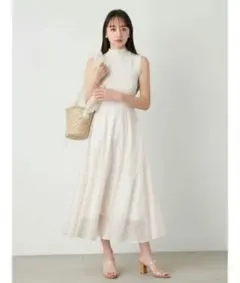 SNIDEL スナイデル Sustainableニットドッキングワンピース M