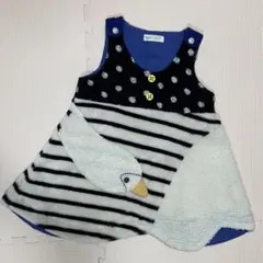 ベイビーチアー 90cm アヒル ワンピース ジャンパースカート アニマル