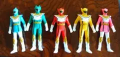 戦隊ヒーローフィギュア　マジレンジャー　 5体セットのサムネイル