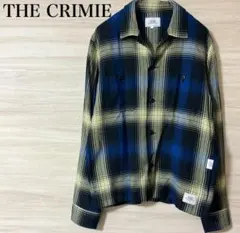 THE CRIMIE オンブレ チェック 開襟シャツ クライミー レーヨン