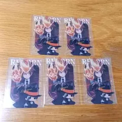 リボーン くじプラ　 E賞　クリアカード　沢田綱吉　セット