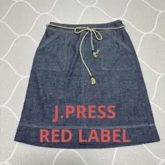J.PRESS★ダンガリー★タイト★ブルー★オフィスカジュアル★9号★春夏のサムネイル