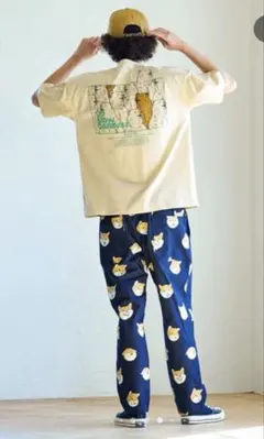 go slow caravan Tシャツ ビッグベアー ベージュのサムネイル