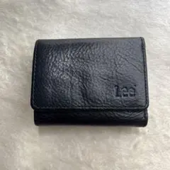 Lee 黒 三つ折り財布 レザーのサムネイル