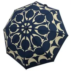 12D672-24 COACH コーチ 折りたたみ傘 傘 雨傘 ネイビー系