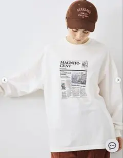 今期商品 SM2 袖布帛インレイロゴプルオーバー