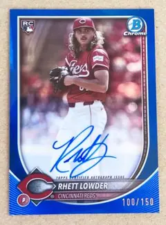 Topps Bowman Chrome レット・ロウダー選手 サイン レッズ