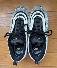 Nike Air Max 97 ブラック/ホワイト/ヘビ柄 24.5㎝