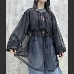 2way チュールカーディガンプルオーバーのサムネイル