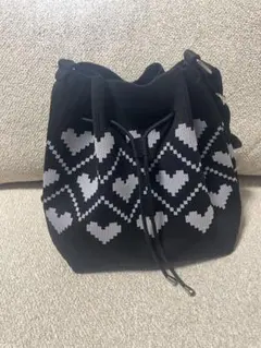 ハート　ショルダーバッグ