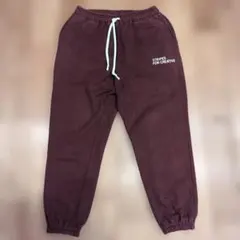 日本体育大学 NSSU】スウェットパンツ ブラウン×ピンク文字 L〜LL相当