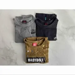 BABYDOLL 半袖Tシャツ3枚セット　100