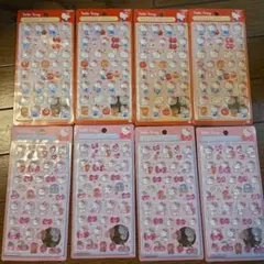 ハローキティ ボンボンドロップシール 8枚セット