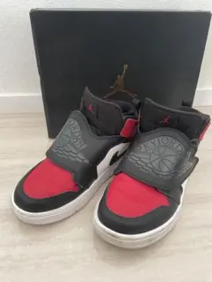 SKY Jordan 赤黒ハイカットスニーカー19.5センチ
