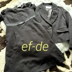 ef-de スーツセット♦リボン付ワンピースとジャケット
