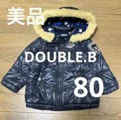 【美品】DOUBLE.B 黒のアウター　80