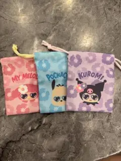 サンリオ　ミニ巾着　ダイソー　セリアのサムネイル