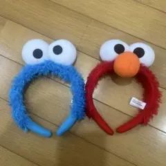 クッキーモンスター・エルモ カチューシャセット