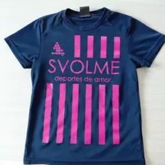 SVOLME スポーツ Tシャツ M ネイビー/ピンクのサムネイル