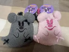 ディズニーハロウィン おばけ 巾着 ピンク・ブラックセット