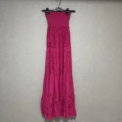 NO SECRETS MILANO ピンクマキシドレス