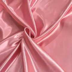 ピンクサテン＊東レテトロン セラミカサテン ＊生地＊0.8m