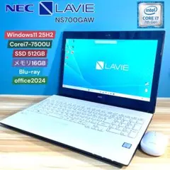 NEC LAVIE/Corei7/16GB/SSD512GB/Blu-Ray