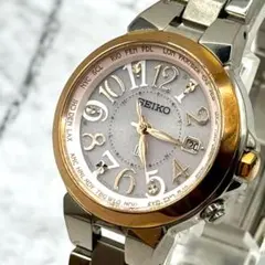 SEIKO ルキア 電波ソーラー ラウンド レディース腕時計 1666 - メルカリ