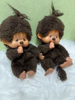 モンチッチ ぬいぐるみ 2体セット 昭和レトロ 中古