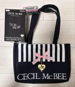 CECIL McBEEショッパー風トートバッグ ステンレスタンブラー