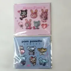 セブンイレブン×ナルミヤキャラクターズ　オリジナルぷっくりシール　2点セット