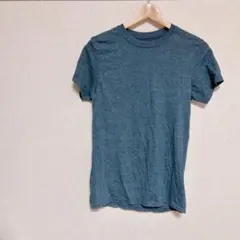 ギルダン 無地 半袖Tシャツ クルーネック S 紺 混紡 お出かけ普段着のサムネイル