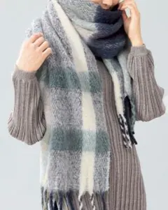 完売商品ボリュームストールマフラー