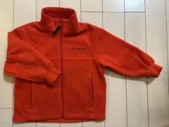 コロンビア　アウトドア　フリース　アウター　オレンジ 4歳 5歳　保育園