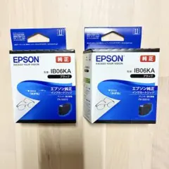 EPSON 純正インクカートリッジ IB06KA ブラック 2個セット 送料無料のサムネイル