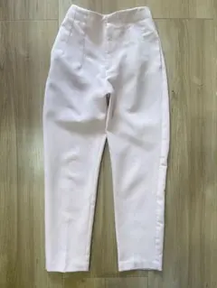 裏起毛テーパードパンツ　coca ピンク