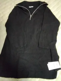 ハーフジップ ニット