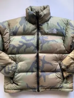 【レア】ノースフェイス ヌプシ 700フィル カモフラージュ柄