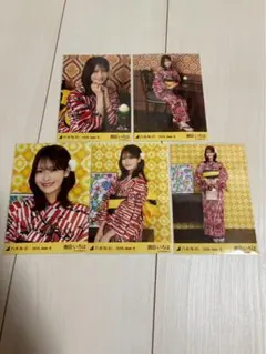 乃木坂46 鈴木佑捺 生写真 浴衣 5種コンプ 真夏の全国ツアー2026