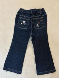 familiar 刺繍入りロングパンツ 90cm