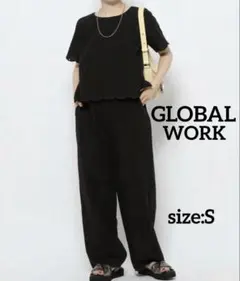 【新品】グローバルワーク コラボ 高山直子 リネンコンオールインワン