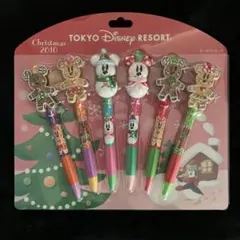 2010年クリスマス【未使用】ディズニーボールペンセット