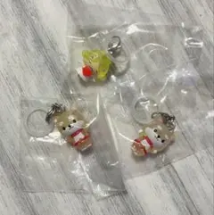 J01 JOCHUMめじるしアクセサリーもこ1個、まめちぃ2個の3個セット