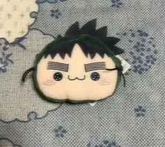 新品 忍たま乱太郎 MOCHIPICO もちぴこ フェイスポーチ 七松小平太